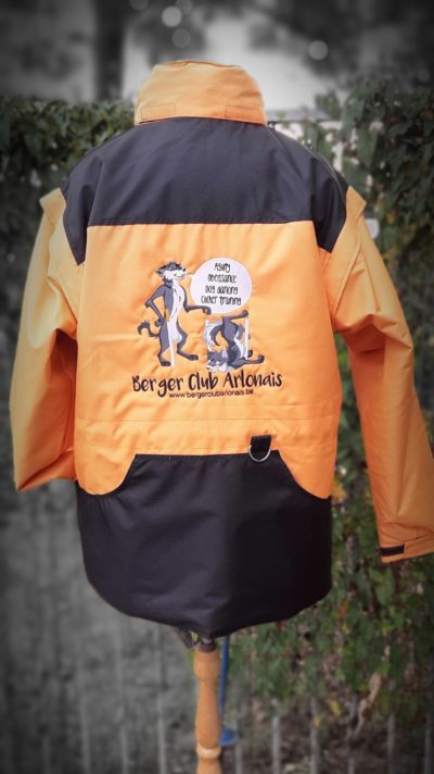 Manteau de conduite 2 en 1 brodé 2