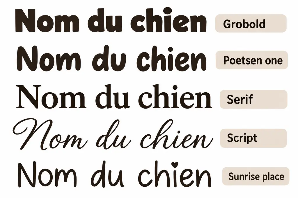 Comparatif de polices pour chien.webp