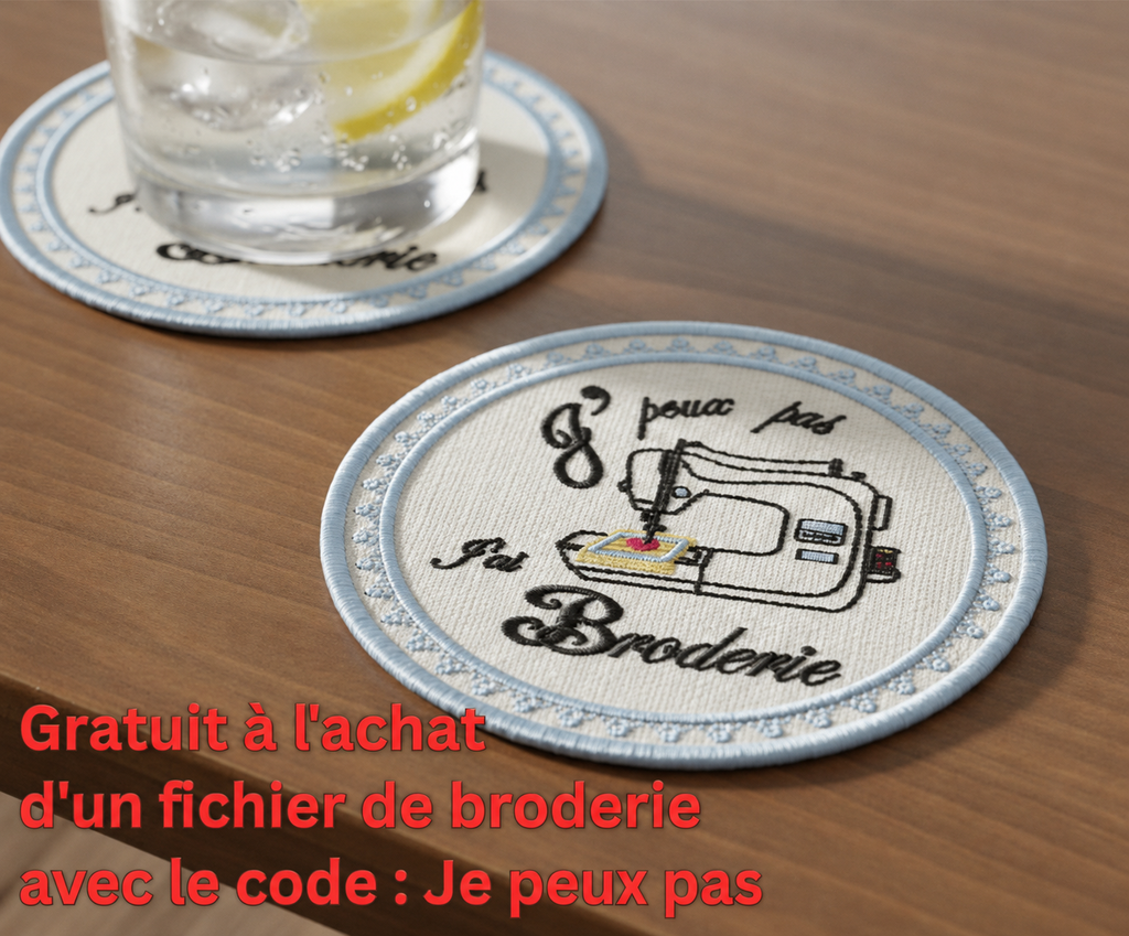 Je peux pas, j'ai broderie