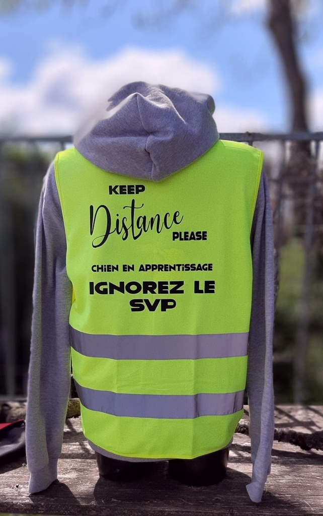Gilet de sécurité à visibilité accrue