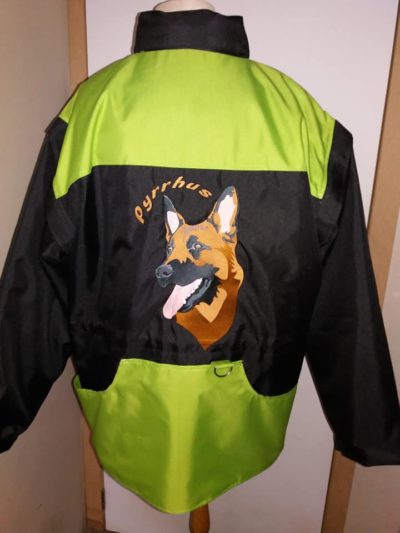 Manteau de conduite 2 en 1 brodé