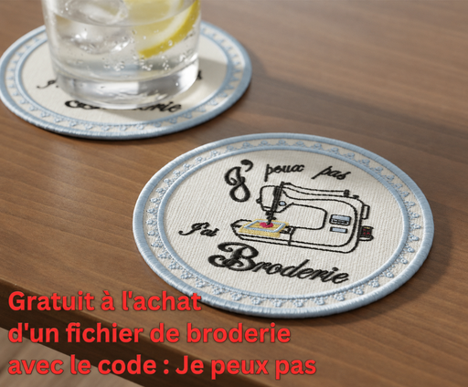 Je peux pas, j'ai broderie