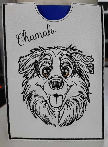 Fichier broderie pour protège carnet de santé