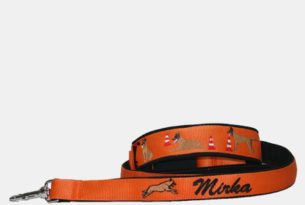 [720491030-2-1] Collier Obéissance Néoprène réglable avec race de chien au choix