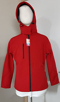 [MCFSOFTSHELL001-1-1] Manteau softshell avec capuche (Modèle Femme)