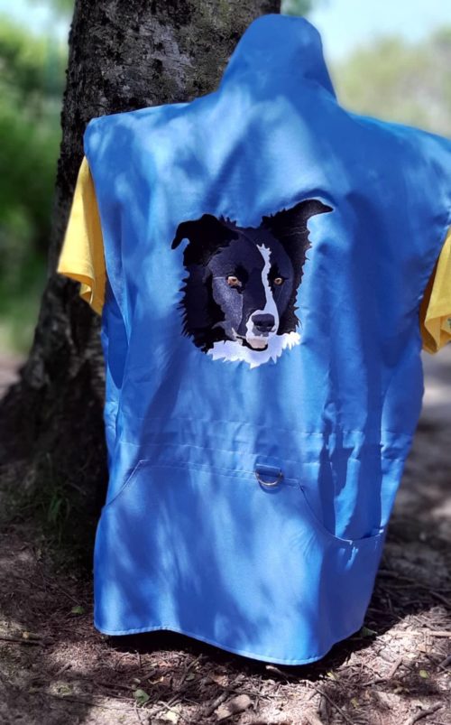 Fin de série Veste de conduite brodée Border Collie taille M
