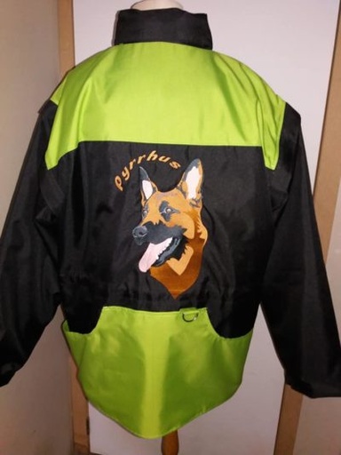 Manteau de conduite 2 en 1 brodé