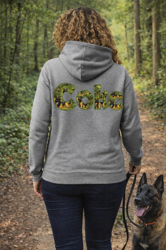 [ARTFR290.09-2-1-1] Sweat capuche appliqué avec NOM