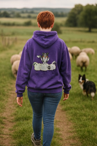 [SWBRBCTRICOT-2] Sweat-shirt capuche Aussie saute moutons