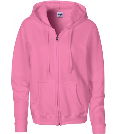 [MCFSOFTSHELL001-2] Promo SWEAT-SHIRT ZIPPÉ CAPUCHE HEAVY BLEND modèle Femme)