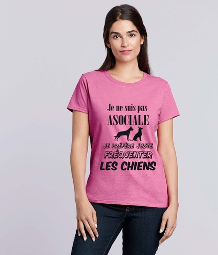 [ASOCIALE MALINOIS 001] Je ne suis pas ASOCIALE personnalisé avec la race de son choix